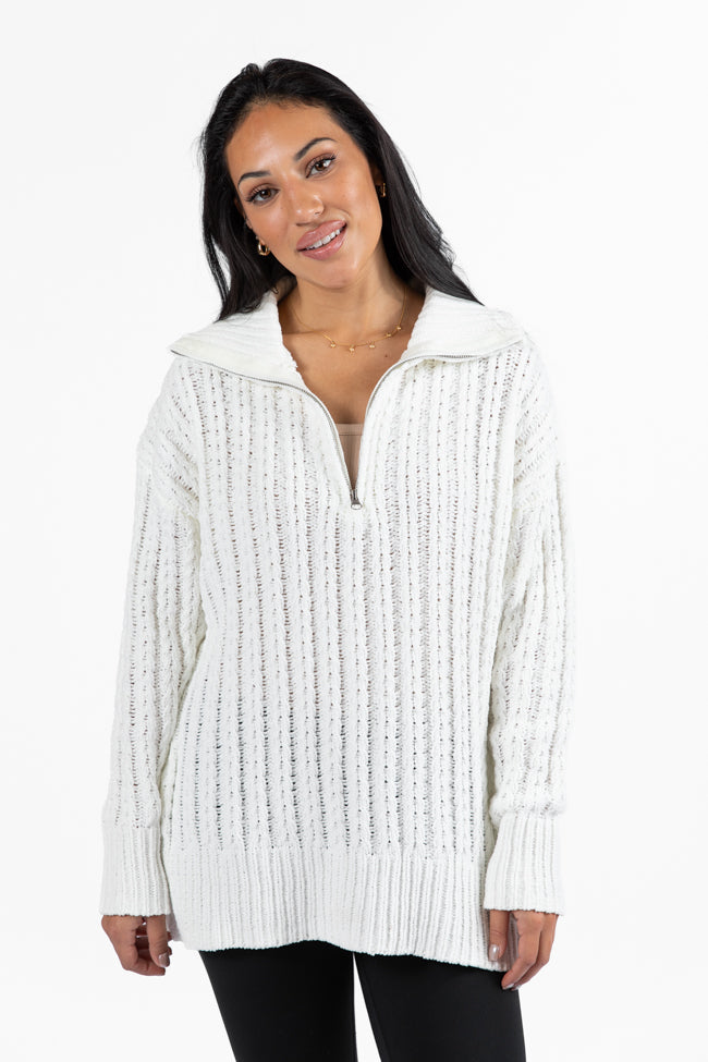 Fuzzy knit chenille hoodie sales