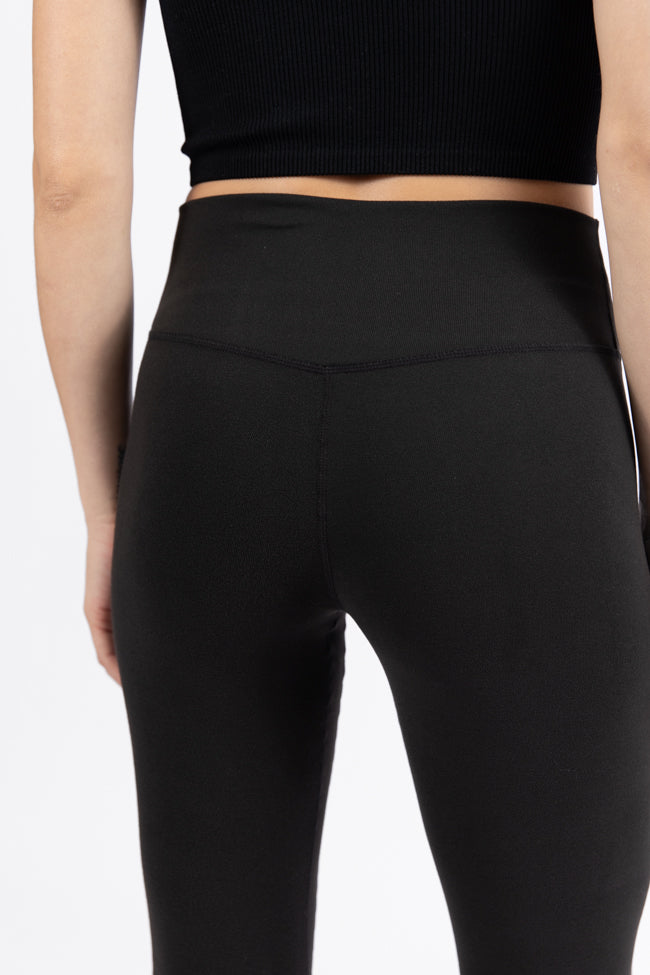 Embrace The Joy Black Brushed Knit Lounge Leggings DOORBUSTER