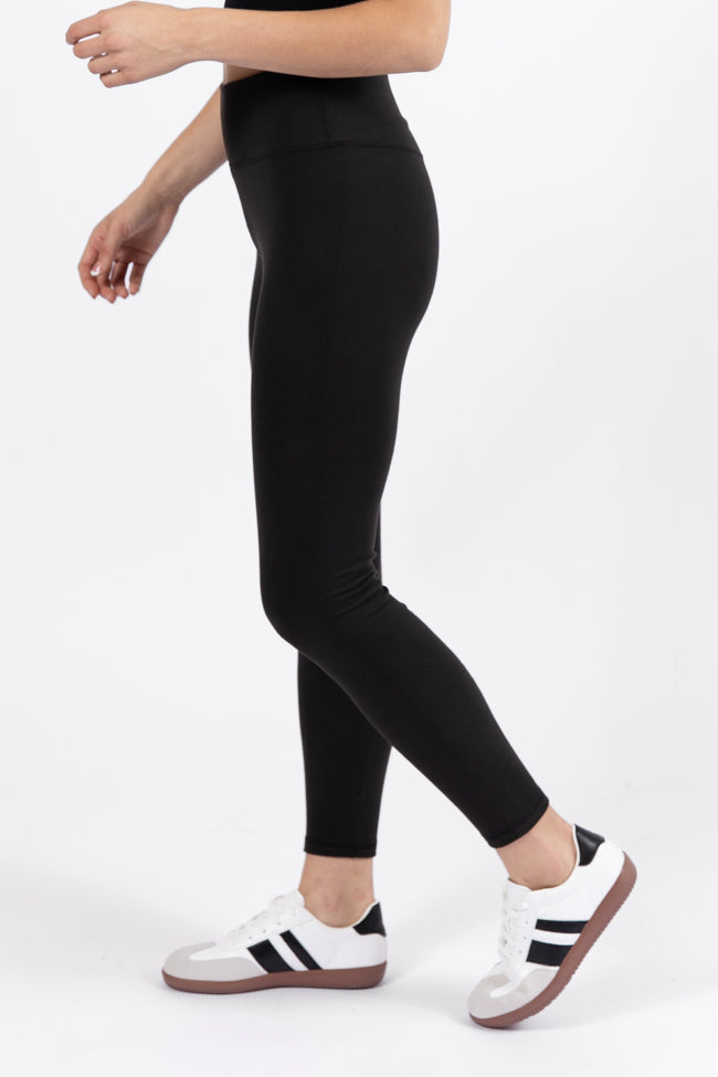 Embrace The Joy Black Brushed Knit Lounge Leggings DOORBUSTER