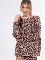 Sign Of The Times Leopard Striped Sweater Set DOORBUSTER