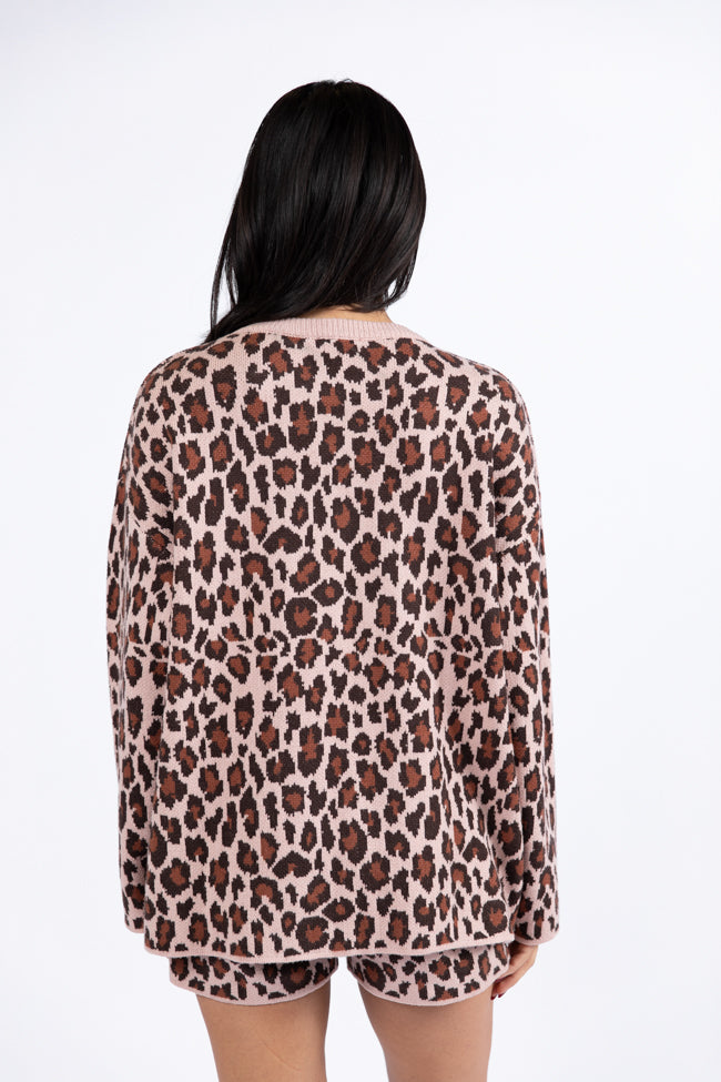 Sign Of The Times Leopard Striped Sweater Set DOORBUSTER