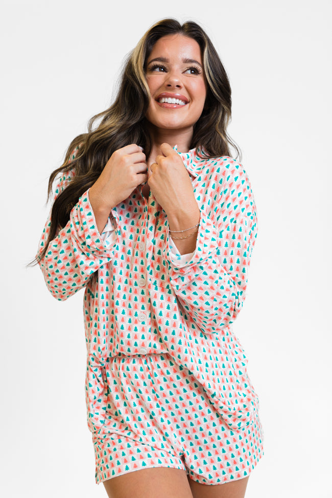 Sweet Dreams In Rockin' Around Bamboo Pajama Set