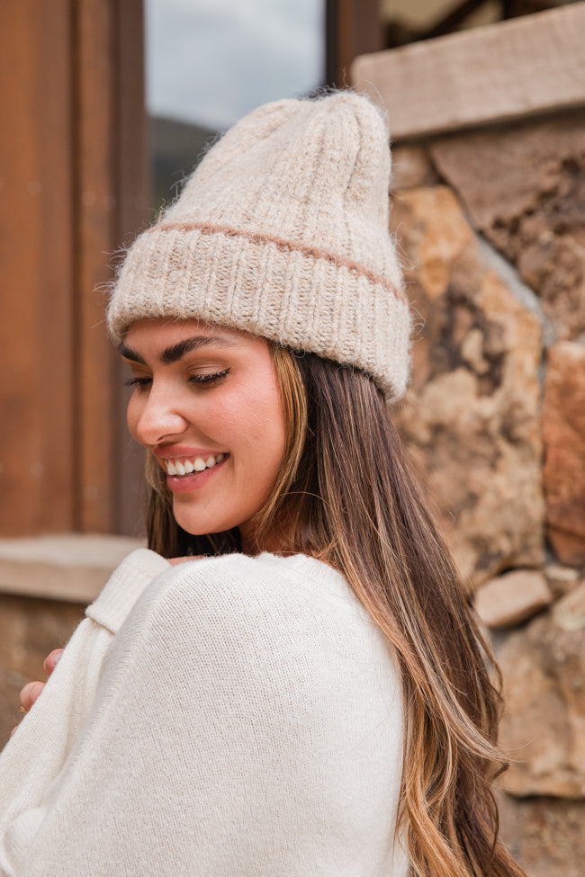 Tan Beanie