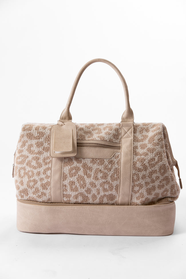 Tan Leopard Weekender