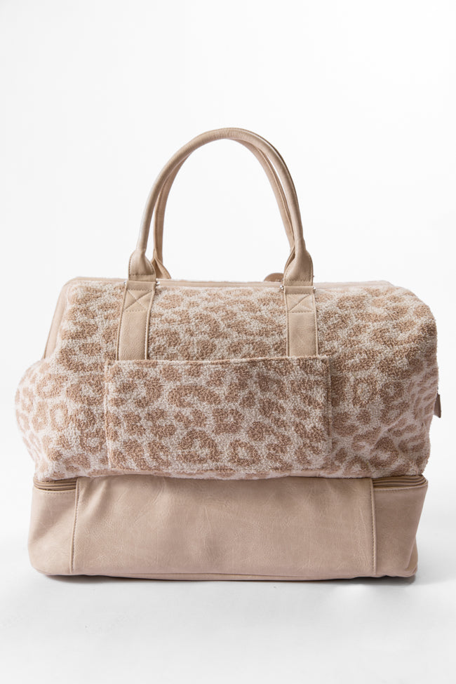 Tan Leopard Weekender