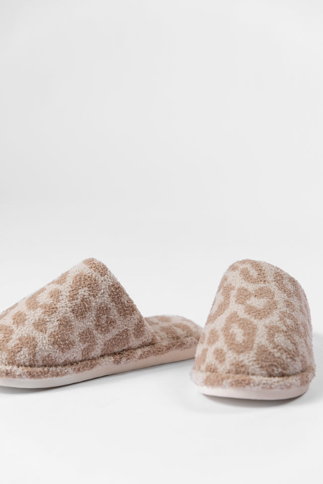 Tan Leopard Slippers DOORBUSTER