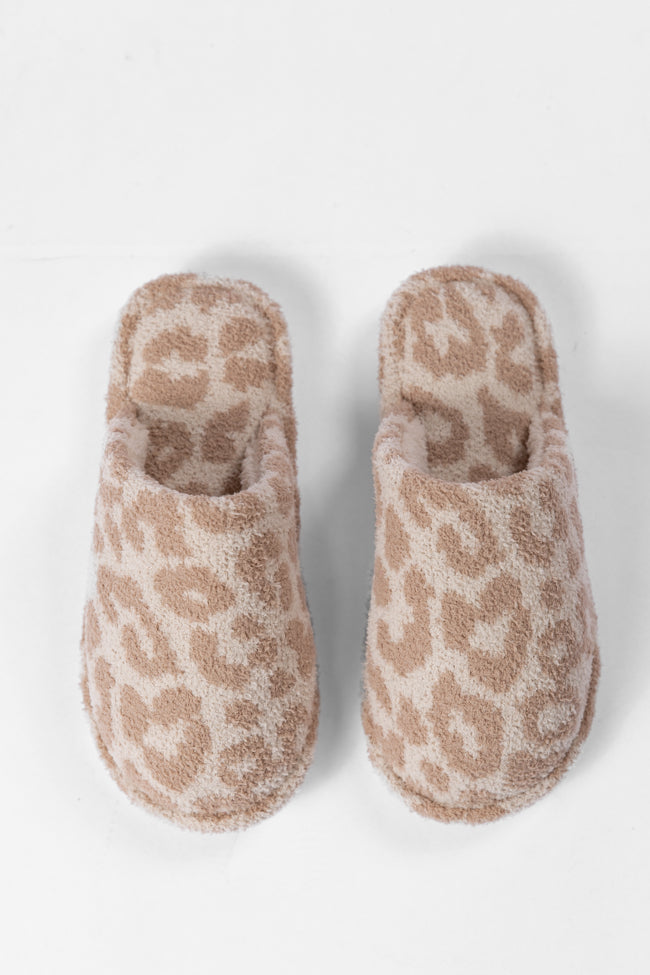 Tan Leopard Slippers DOORBUSTER