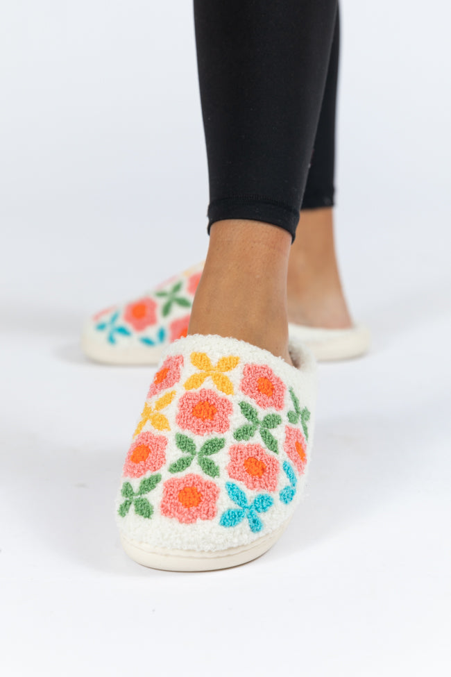 Floral Printed Slippers DOORBUSTER