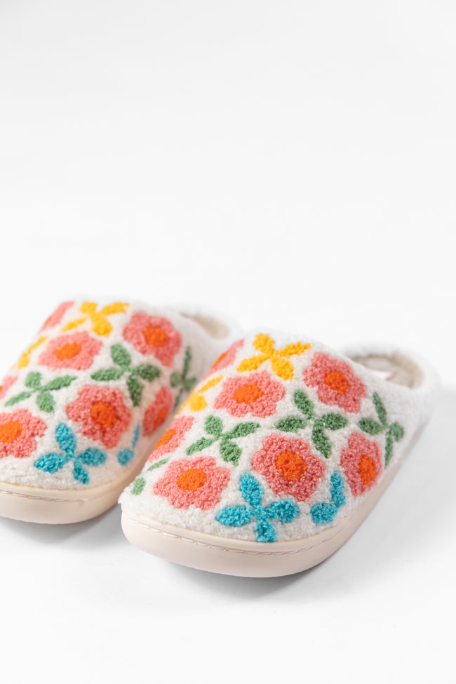 Floral Printed Slippers DOORBUSTER