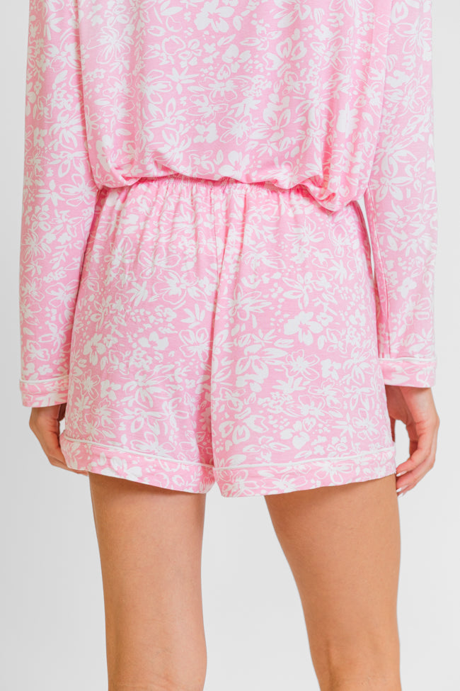 Good To Get Away In Kathy Floral Pajama Shorts