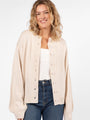 All We Have Beige Button Front Cardigan