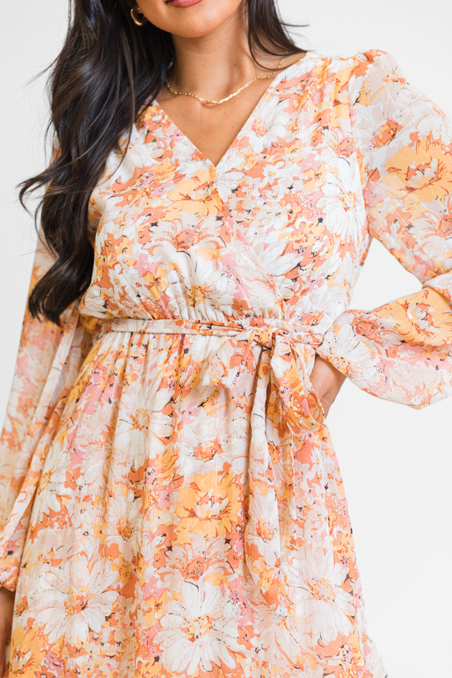 Know Me So Well Multi Floral Printed Long Sleeve Maxi Dress