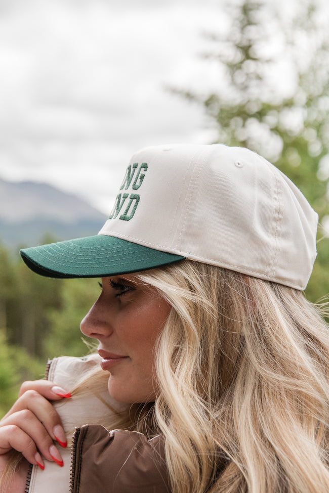 Long Weekend Dark Green and Khaki Trucker Hat