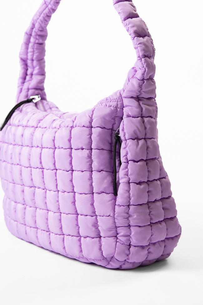 Lilac Quilted Carry All Bag DOORBUSTER- Coming Soon