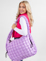 Lilac Quilted Carry All Bag DOORBUSTER- Coming Soon