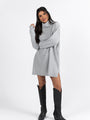 Changing Locations Grey Turtleneck Sweater Dress FINAL SALE