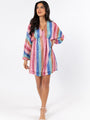 Count On Me Multi Stripe Sequin Dress