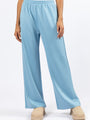 Let's Just Stay Blue Knit Wide Leg Pants