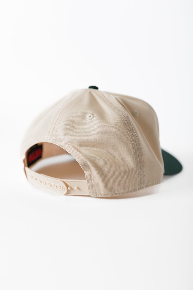 Cool Mom Social Club Dark Green and Natural Trucker Hat