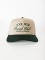 Cool Mom Social Club Dark Green and Natural Trucker Hat