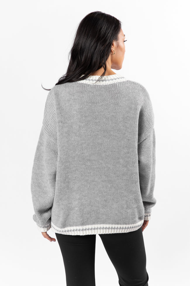 Stay At Home Club Grey Sweater SALE