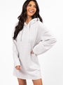 Keep On Heather Grey Hoodie Style Knit Dress