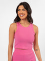 Outta Sight Pink Brushed Rib Brami