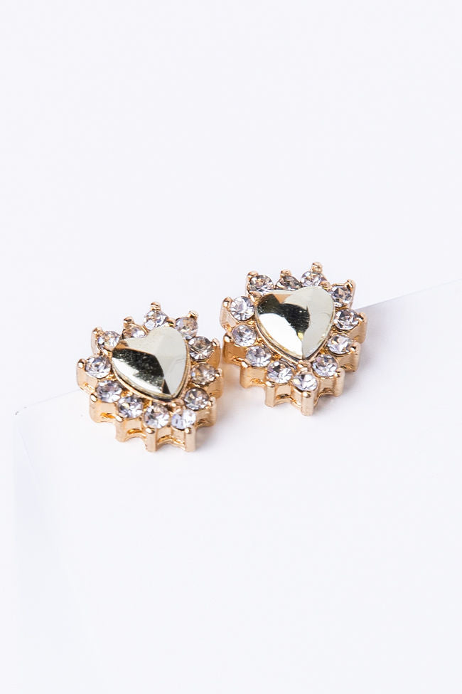 Heart Diamond Studs