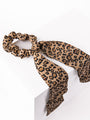 Leopard Bow Scrunchie