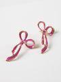 Pink Bows Earrings