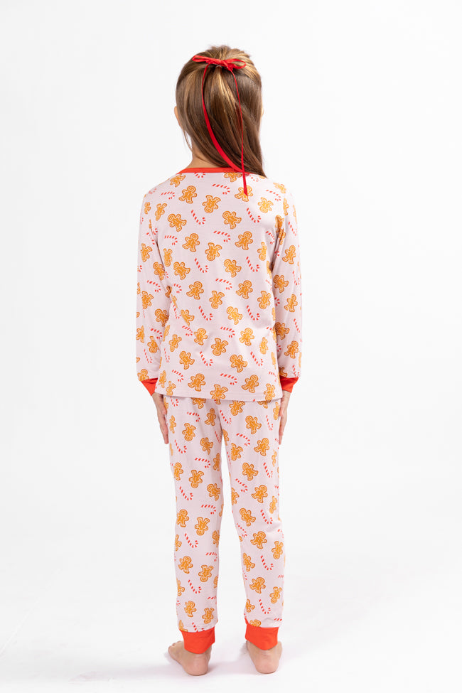 Kid's Under The Stars In Neutral Gingerbread Pajama Set Macy Blackwell X Pink Lily