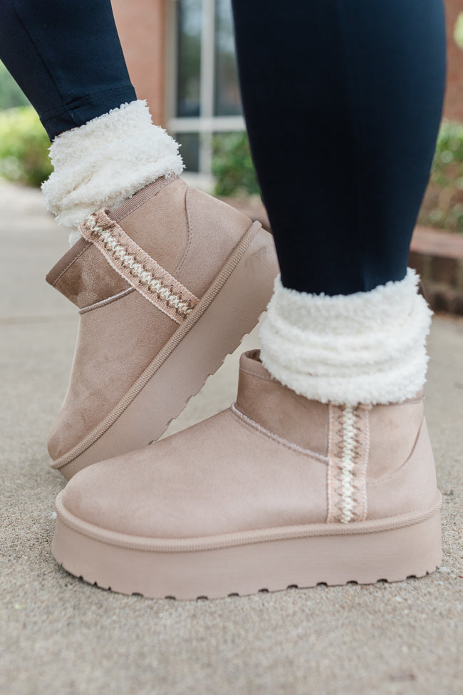 Hattie Taupe Booties