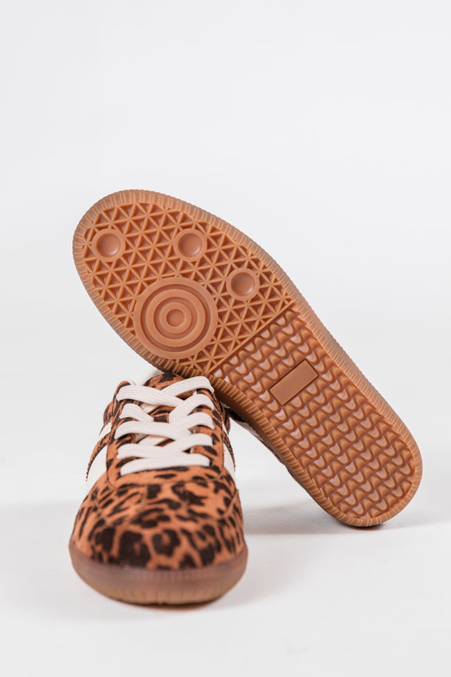 Lunden Double Stripe Cheetah Sneaker