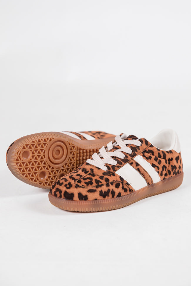 Lunden Double Stripe Cheetah Sneaker