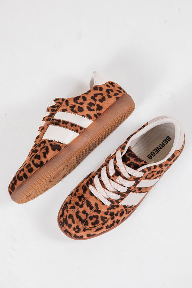 Lunden Double Stripe Cheetah Sneaker