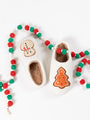 Christmas Cookies Ivory Slippers