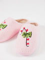 Candy Cane Pink Slippers