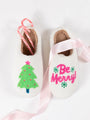 Be Merry Ivory Slippers