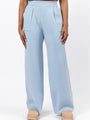 Let's Debrief Light Blue Wide Leg Sweater Pants