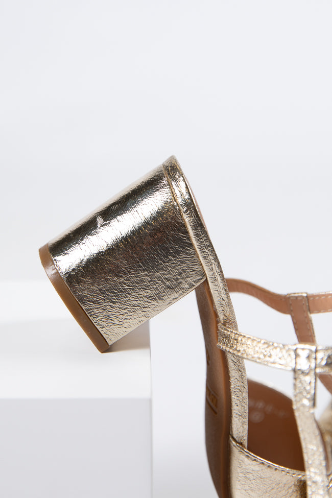 Drew Gold Bow Heel