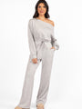 Wear It Out Heather Grey Boat Neck Jumpsuit