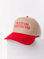 Put It On Santa's Tab Red and Khaki Trucker Hat