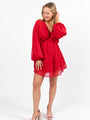 Warmest Wishes Shimmer Detail Babydoll Dress