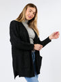 Sweet Nothings Black Chunky Cable Knit Cardigan