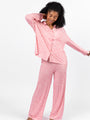 Sweet Dreams Pink Leopard Pajama Long Sleeve Top