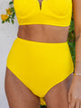 Summer Oasis Yellow High Waisted Bikini Bottoms