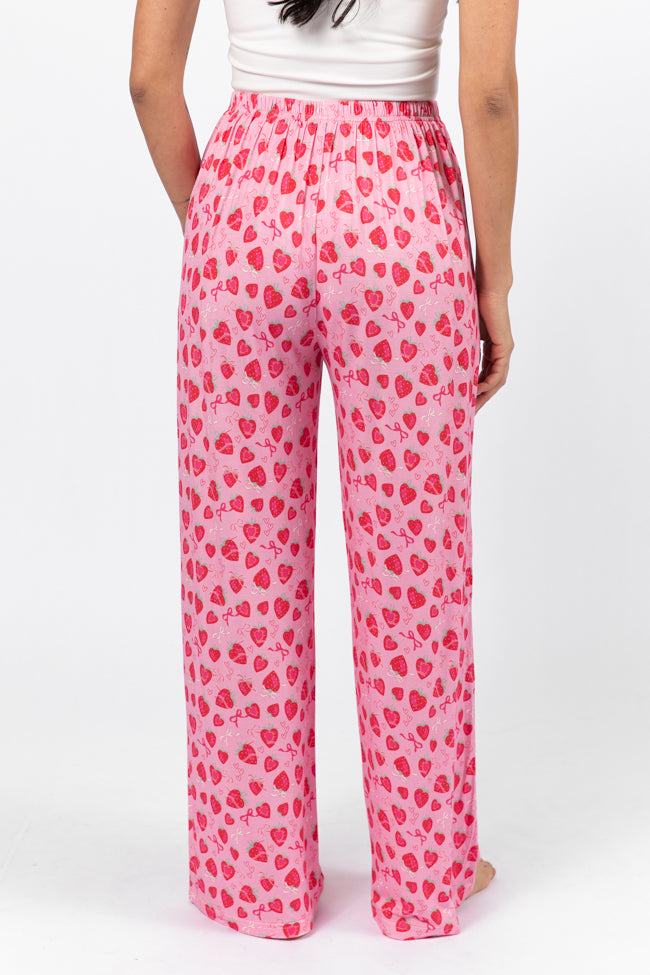 Sweet Dreams Strawberry Hearts Pajama Pants