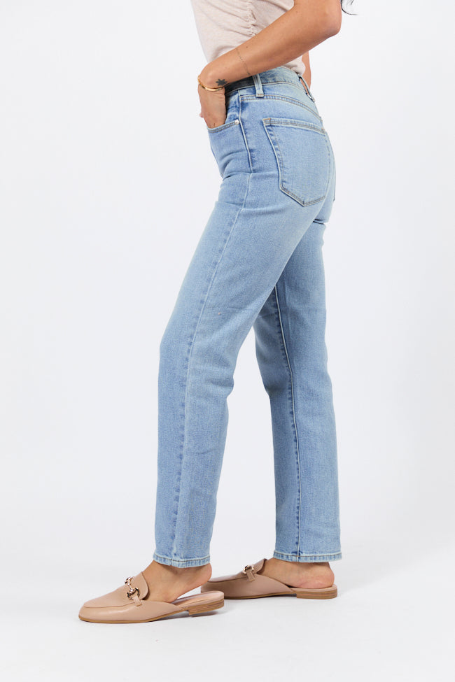 Eden Light Wash Straight Leg Jean