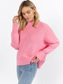 A Great Escape Pink Oversized Sweater