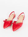 Meg Red Pointed Toe Sandal